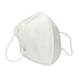 Anti Bacteria N95 Face Mask , Disposable Mouth Mask White Color Anti Fog