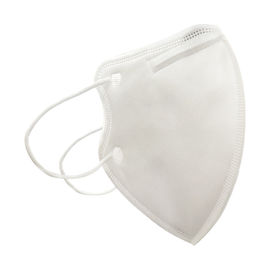 Anti Bacteria N95 Face Mask , Disposable Mouth Mask White Color Anti Fog