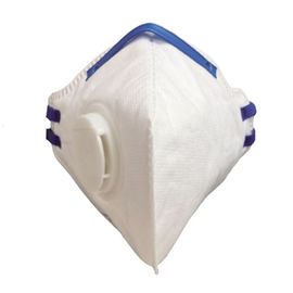 Adjustable FFP2 Dust Mask No Falling Off Anti Bacteria For Grinding / Sanding