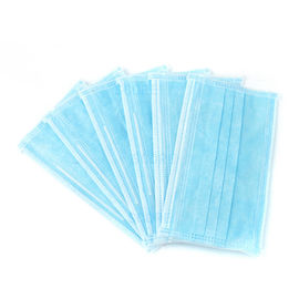 Non woven Disposable Face Mask Weight 25grams With Secure Loop Earloop