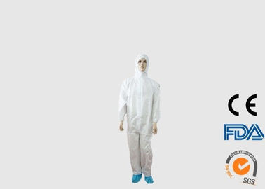 Китай Экологически дружелюбные устранимые Ковералльс ППЭ с передним закрытием молнии завод
